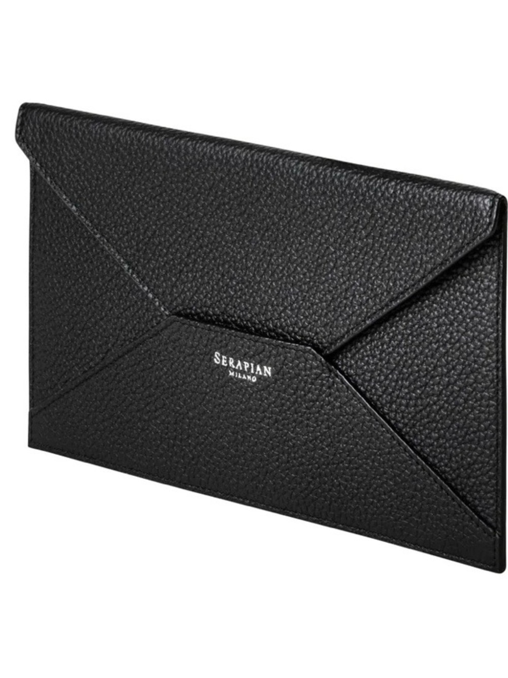 Navy Leather Pochette Holder